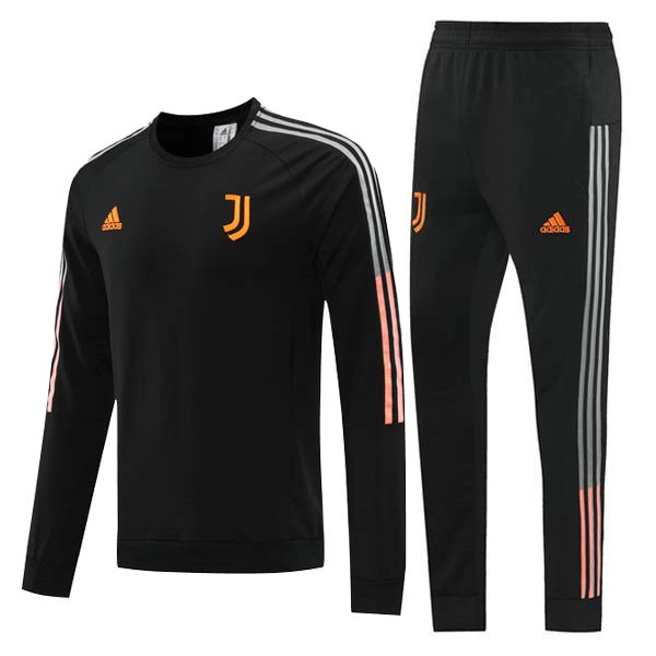 Trainingsanzüge Juventus 2021-2022 Schwarz Orange Günstige Fußballtrikots